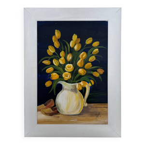 Tableau bouquet de tulipes