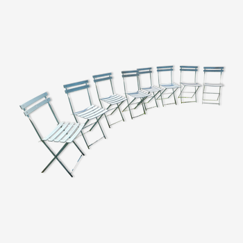 Lot de 8 chaises de jardin