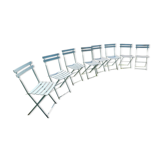 Lot de 8 chaises de jardin