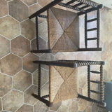 Two small corner chairs