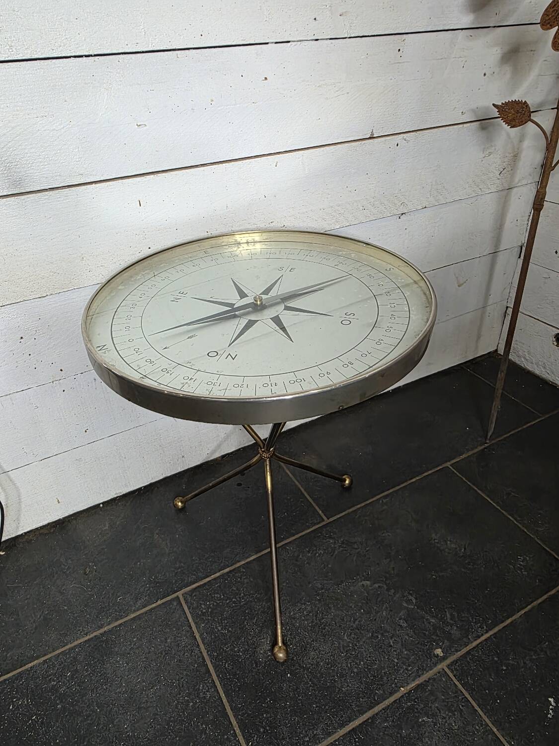 compass coffee table, 1960