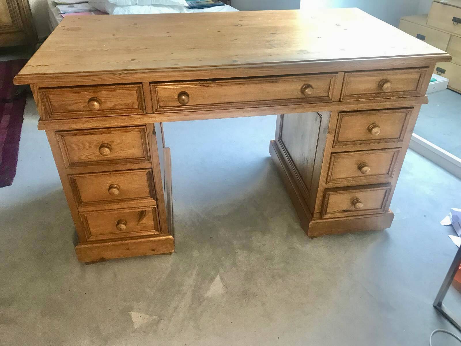 Large desk with drawers