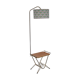 Smooth floor lamp magazine holder