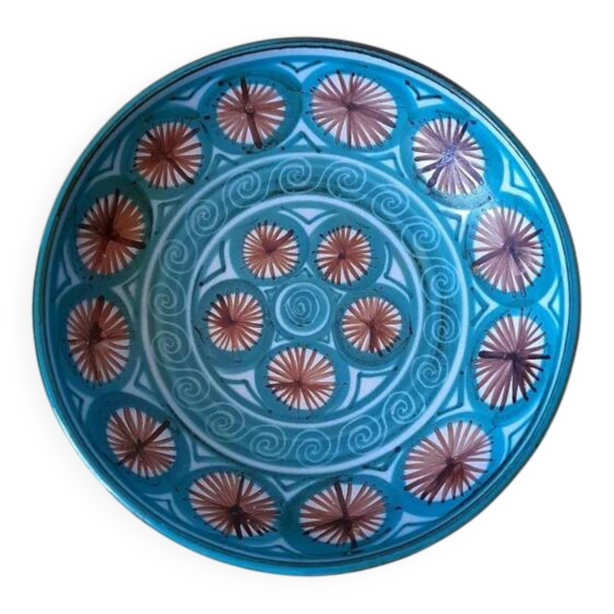 Plat en céramique Robert Picault 1960