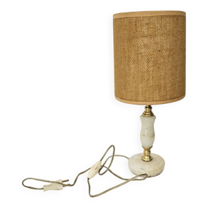 lampe à poser abat jour - pied