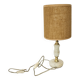 Table lamp with alabaster marble base, vintage 60s.