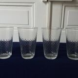 Set de 4 grands gobelets en verre ritual nespresso par andree putman