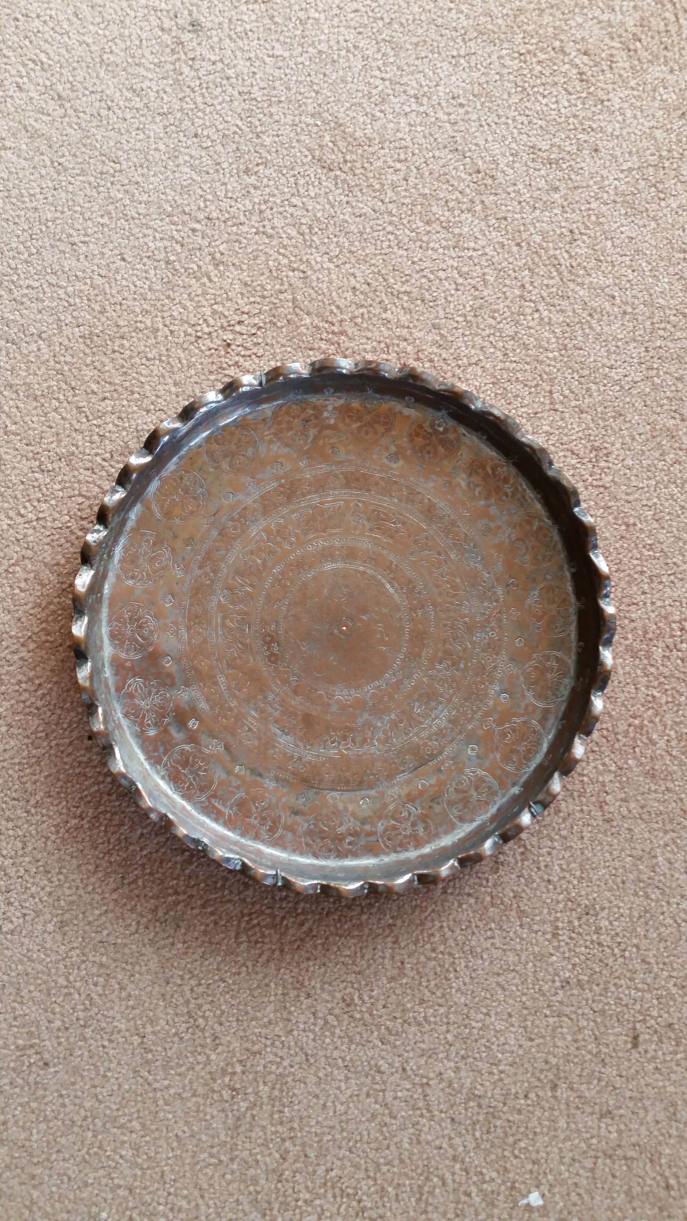 Petite Casserole Ancienne En Cuivre étamé – Faitout Rond – Fabrication Française – Vintage