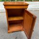 Wooden side table with drawer and storage, Louis Philippe style.