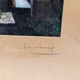 Robert SAVARY (1920-2000) - Original Signed Painting - Landscape of Vil