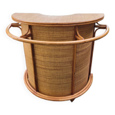 70's rattan bar