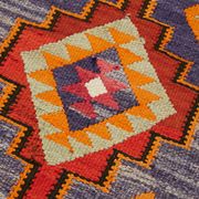 Turkish Handwoven Vintage Herki Kilim 97 cm x 324 cm