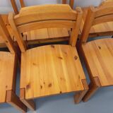Set of 8 vintage Scandinavian chairs by Ilmari Tapiovaara for Asko in pine