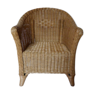 Rattan armchair