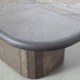 Table basse en béton Paul Kingma marron