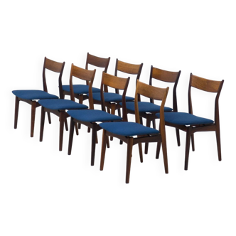 H.P. Hansen Møbelindustri set of eight rosewood dining chairs