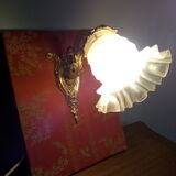 Simple sconce golden bronze style rococo