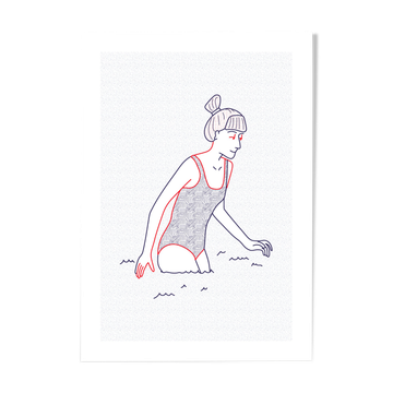 Illustration naiade no. 1/8
