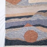 Pair of kilims or tapestries in a modern style, Central Asia, late 20th century.