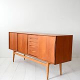 Vintage Scandinavian Teak Sideboard with Drawers