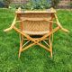 Fauteuil en rotin 60s