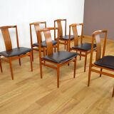 6 Danish teak chairs from 1960 by Henning Sorensen