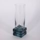 Vintage Italian Blue Crystal Glasses, 1970s, Set of 11