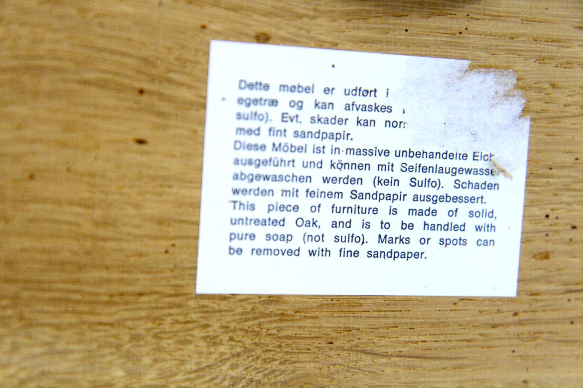 Oak coffee table, Kurt Östervig, Denmark, 1960