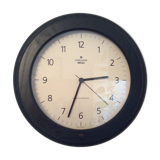 Vintage Junghans 80s black wooden clock