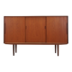 Teak highboard with bar section, Denmark, 1960s