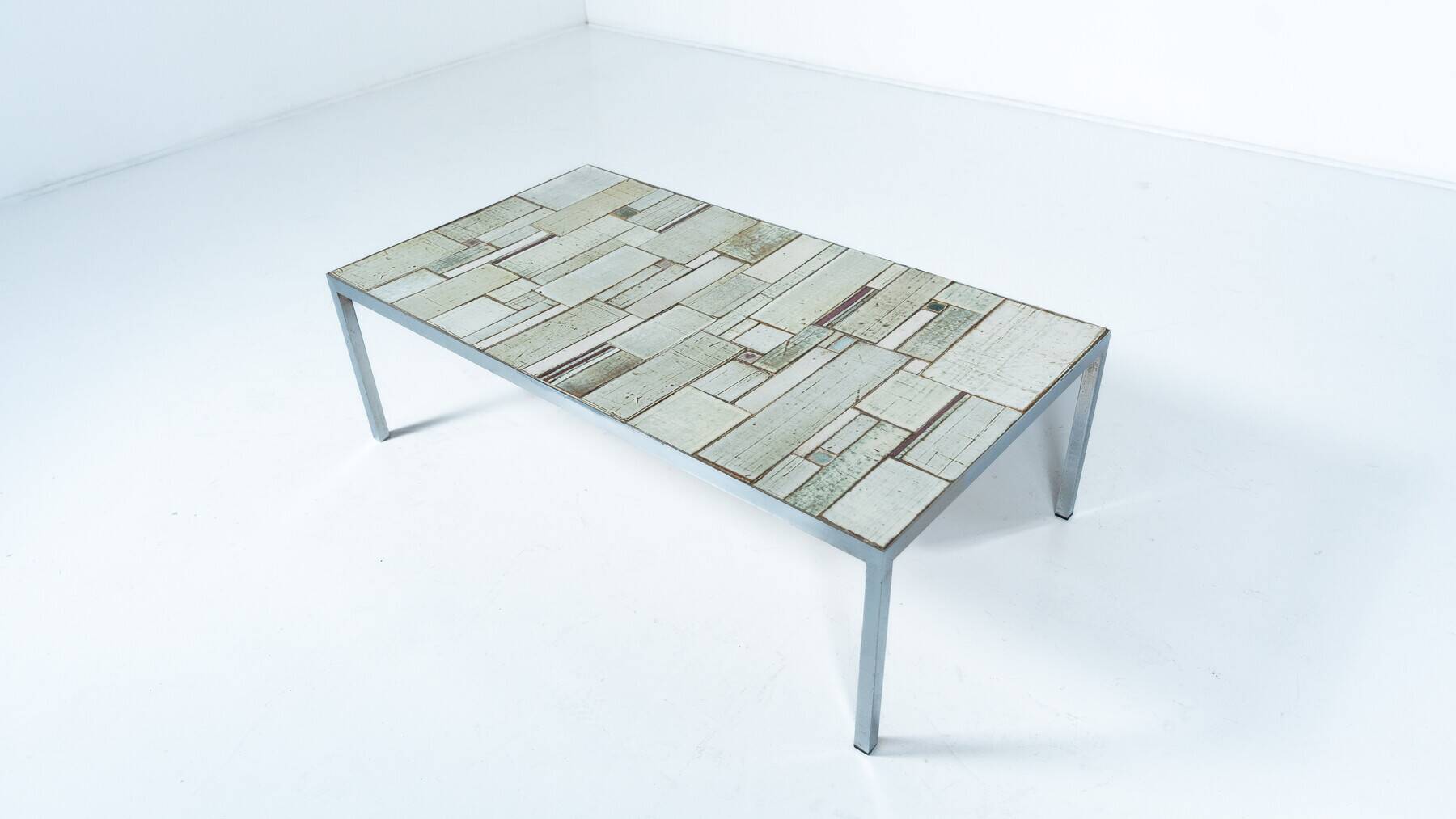 Mid-Century Mosaic Coffee Table attributed to Pia Manu, 1970s