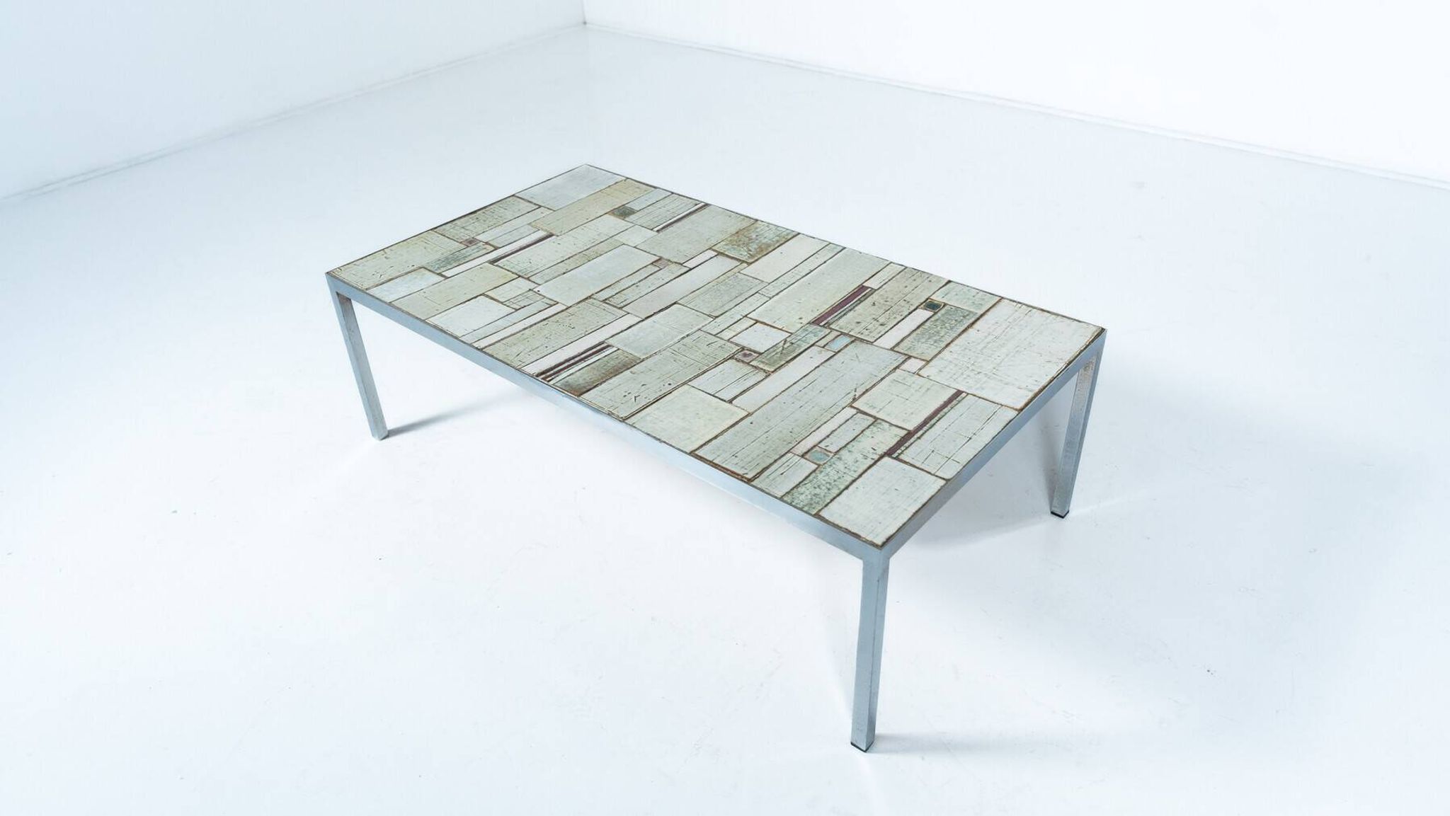 Mid-Century Mosaic Coffee Table attributed to Pia Manu, 1970s
