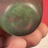 Vintage art deco glass paste, signed lorrain h 12 cm