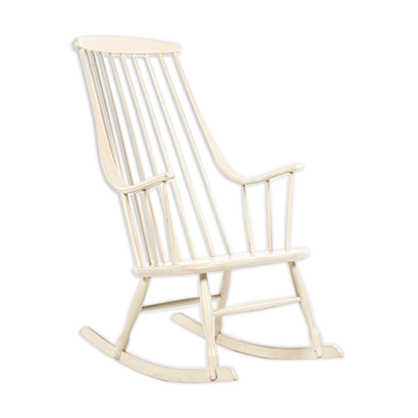 Rocking-chair by Lena Larsson for vintage Swedish Nesto circa 1960