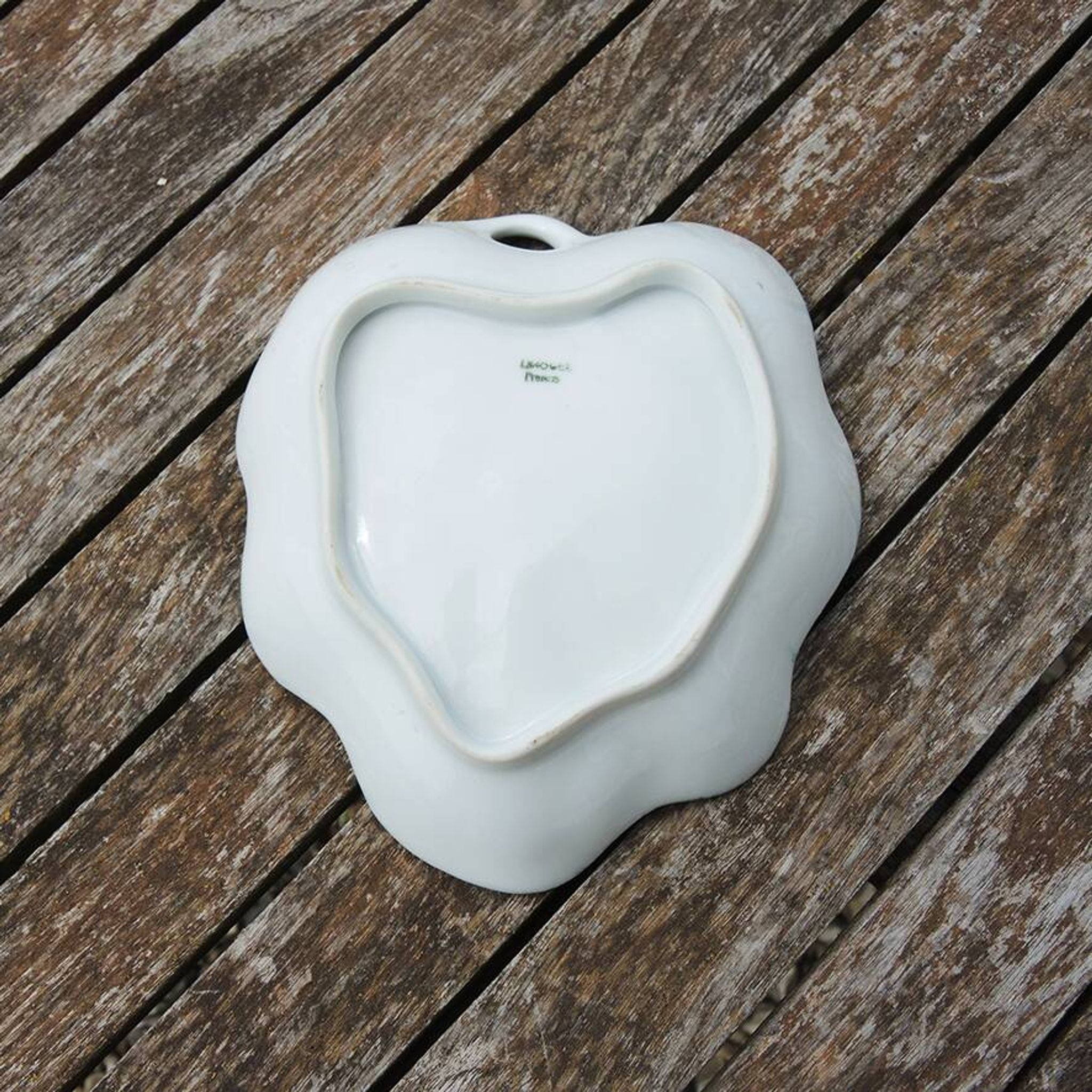 Ancienne coupelle mésange en porcelaine de Limoges