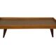 Lit vintage minimaliste en teck et chêne, années 1960