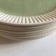 set of 8 plates in faience Capri de Villeroy and Boch 1950