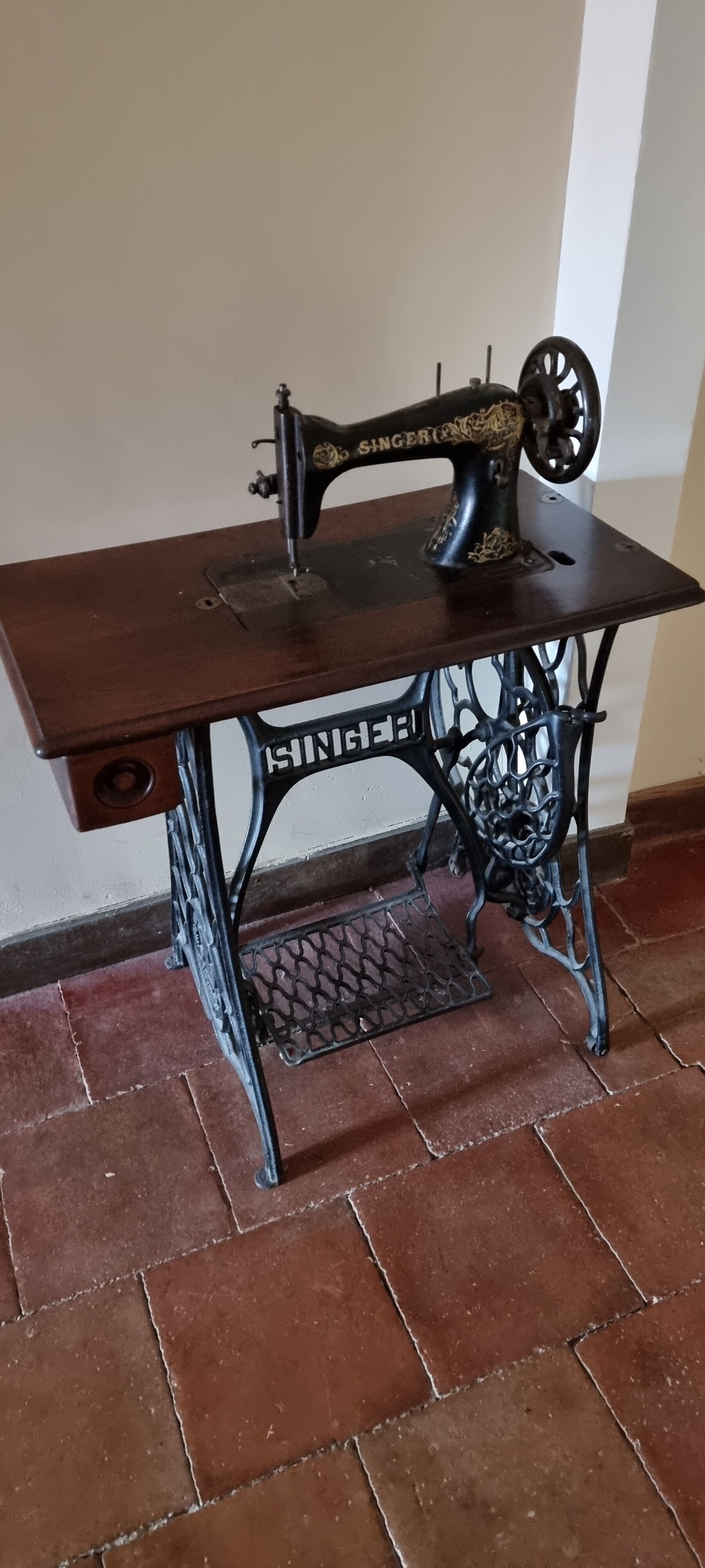 Old Singer sewing machine