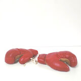 Vintage leather boxing gloves