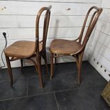 Pair of bentwood bistro chairs