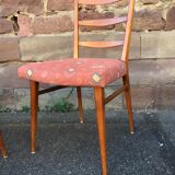 4 Scandinavian chairs mid century vintage 1960