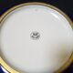 Cobalt blue fruit cup in Sèvres Porcelain and Bronze signed Paul Milet