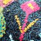 Berber style Azilal midnight blue cushion
