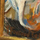 Painting Oil on Canvas Fauvism Circus Horse Dancer Circa 1960