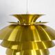 Barcelona Pendant Lamp by Bent Karlby for Lyfa, Denmark, circa 1980