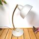 Flexible lamp alu & gold 1970