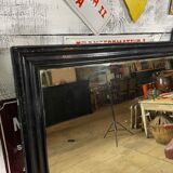 Miroir patine noire 135x120cm