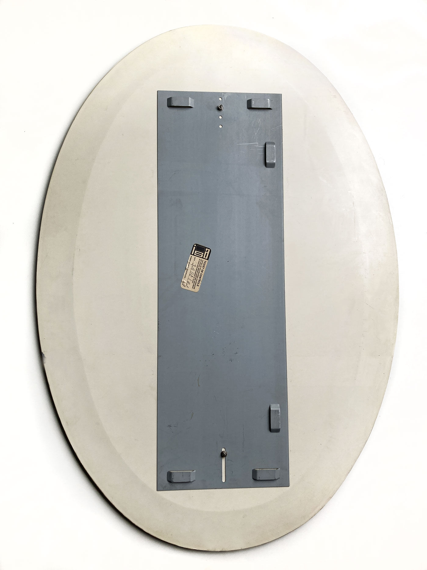 Mirror crystal beveled double shade