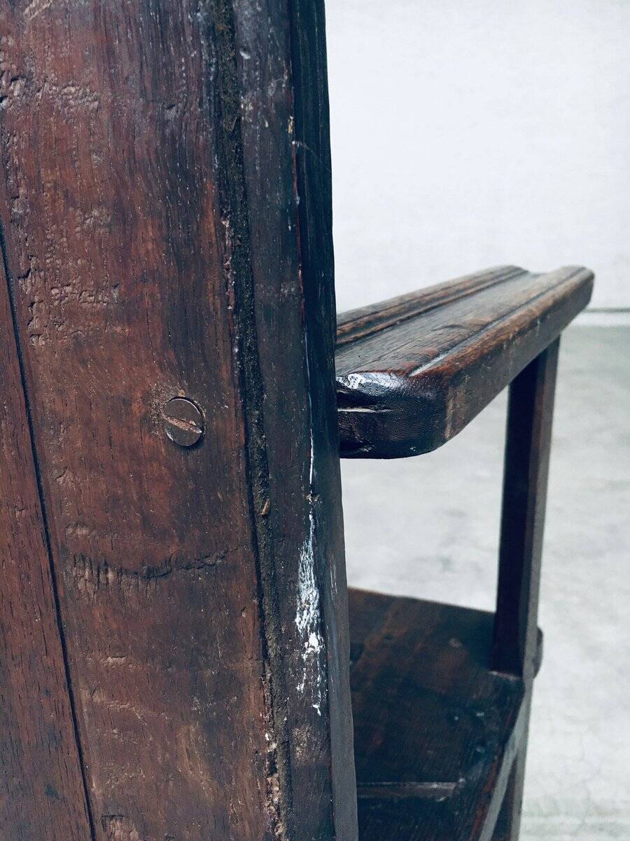 19th Century Primitive Folk Art Armchair