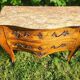Louis XV marquetry commode with marble top - Very beautiful antique piece